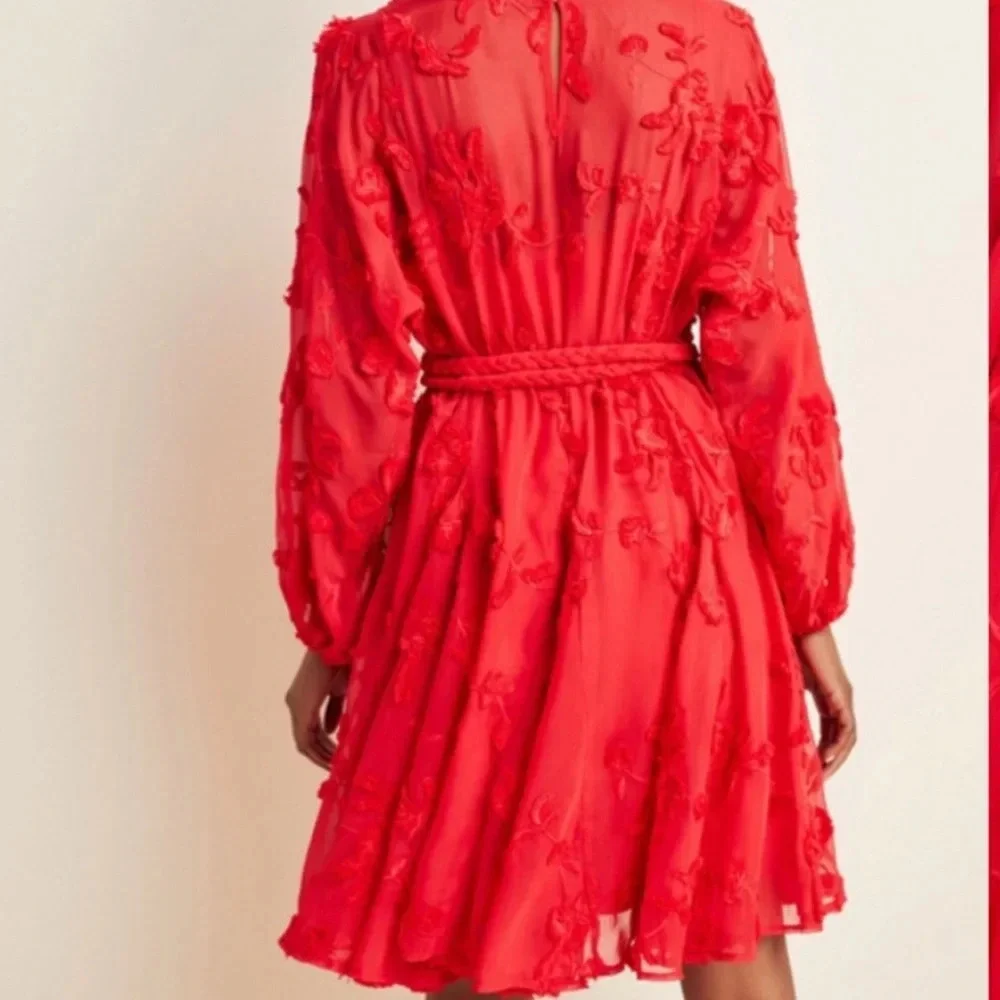 Anthropologie Amal Textured Mini Dress by Mare - Picture 5 of 7